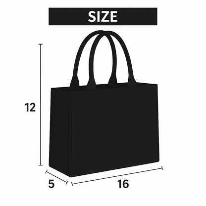 Custom Floral Teacher Appreciation Tote - Personalized Name School Book Bag, Personalized Elegance, Your Way